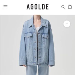 AGOLDE WAYNE JACKET in RESENT Sz Small